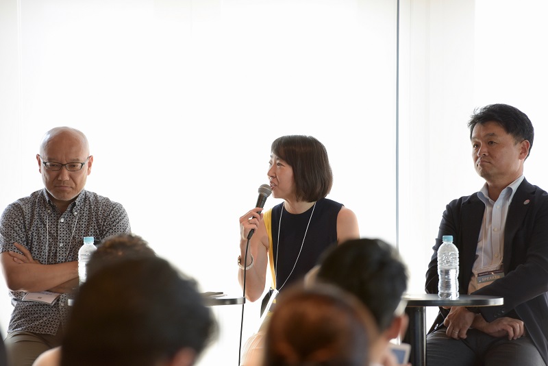 （左）内田さん　（真ん中）河尻さん　（右）沖本さん